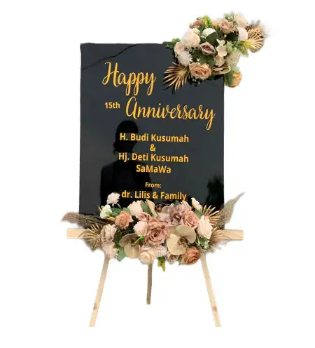 Papan Bunga Akrilik Pameutingan